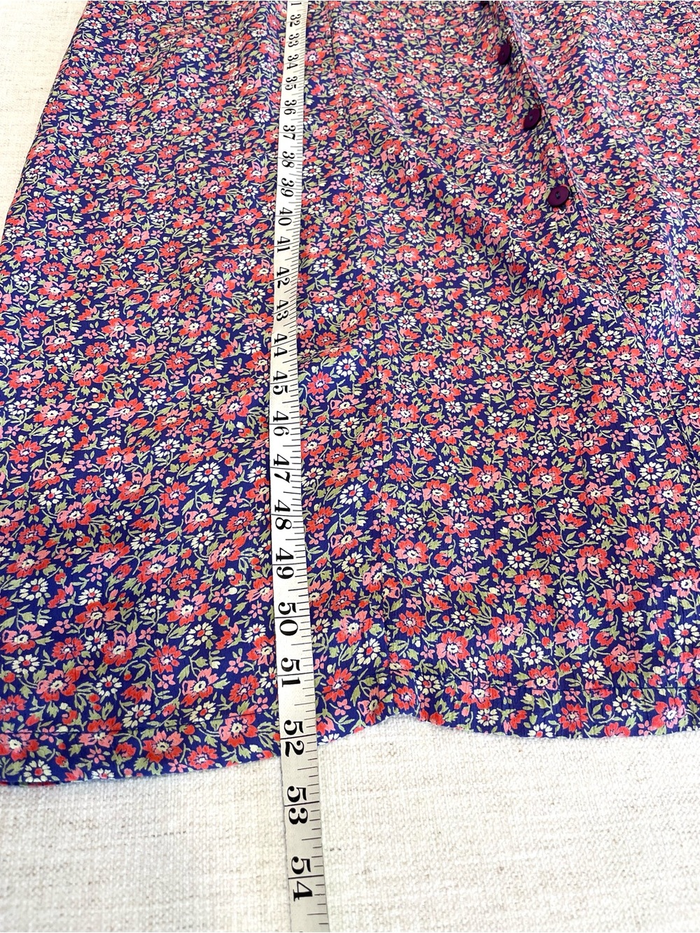 April Cornell Vintage Sleeveless Maxi Dress S Ditsy Floral Cottagecore Grunge - Picture 14 of 16